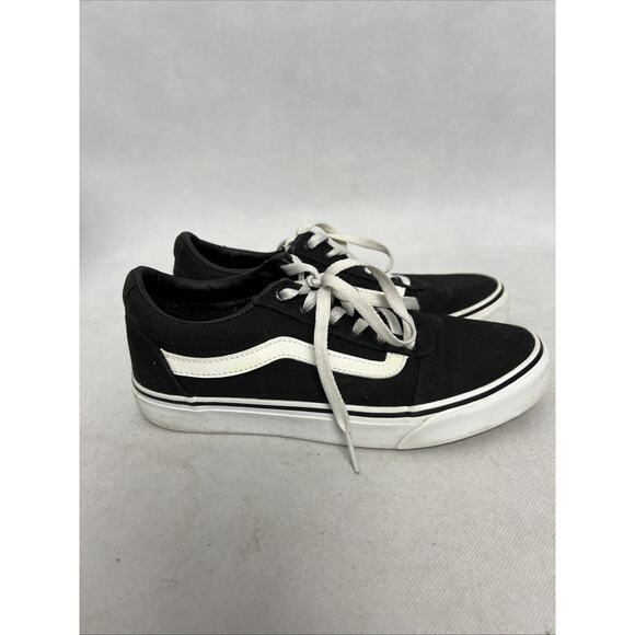 Vans Old Skool Canvas Black White Classic Women’s Casual Lifestyle Shoes Size 8 - Picture 7 of 9